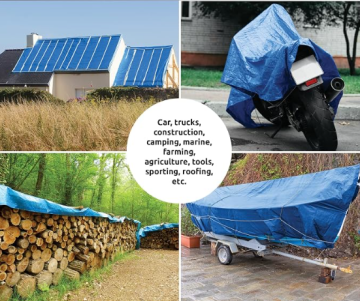 PE Tarpaulin 100% Waterproof High Quality Truck Cover Hot Selling in Africa Bache Tarpaulin