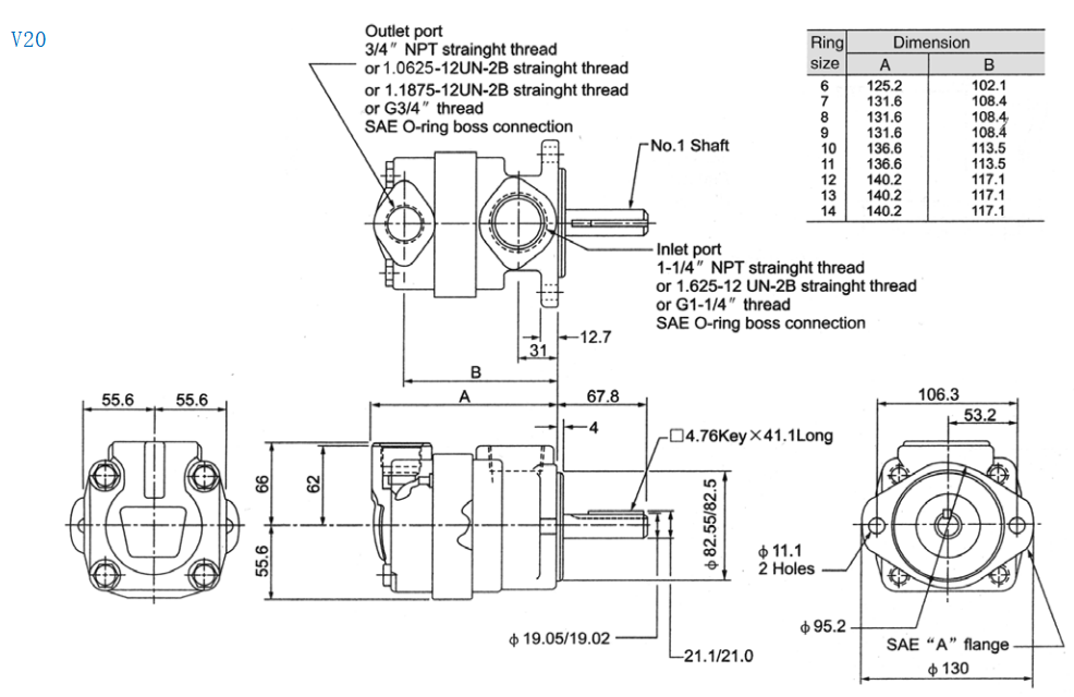 V10, 20 Series Vane Pumps (2)