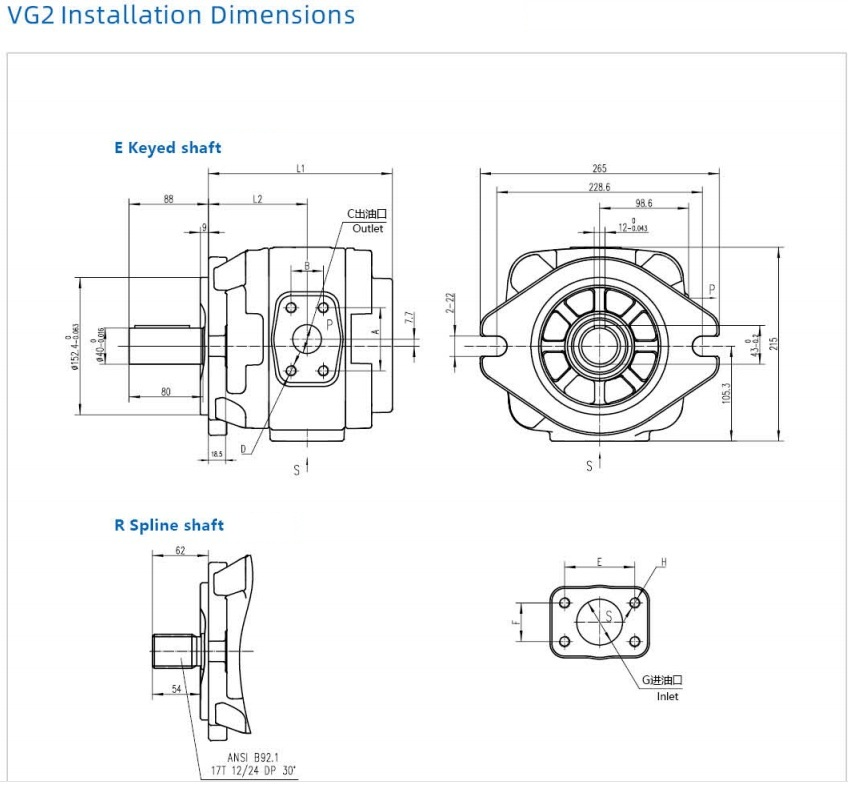 VG series gear pumps detail (3)