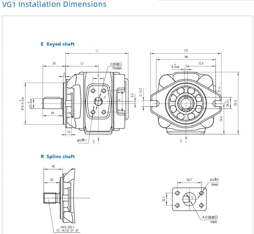VG series gear pumps detail (4)