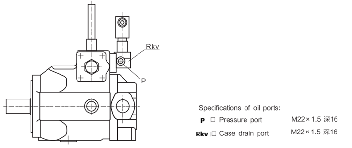 Rexroth Series LA4VSO series Equivalent Replacement Hydraulic Piston Pump 05