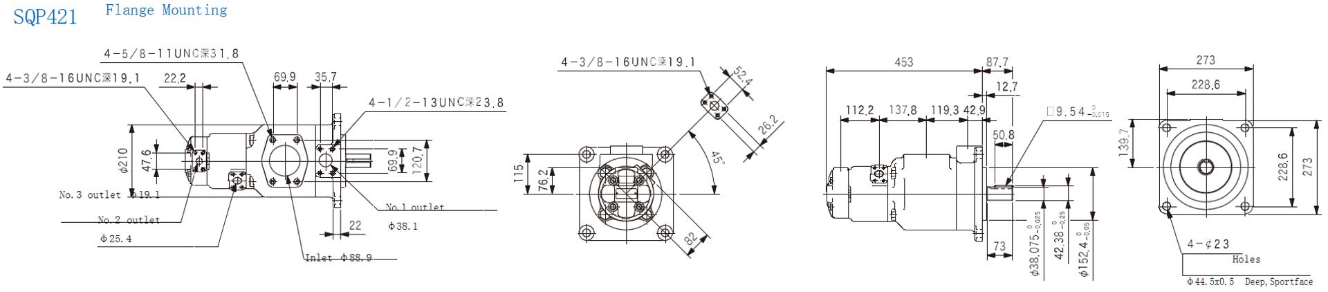 Tokimeco-Treble-Vane-Pump