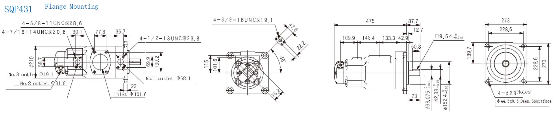 Tokimeco-Treble-Vane-Pump