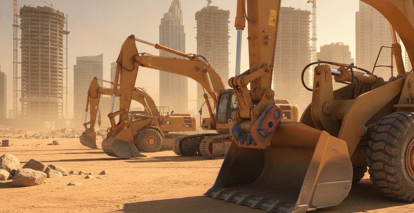 Middle East Construction Equipment Dealers Stock Vane Pumps for Desert Heat and Dust Operation Conditions