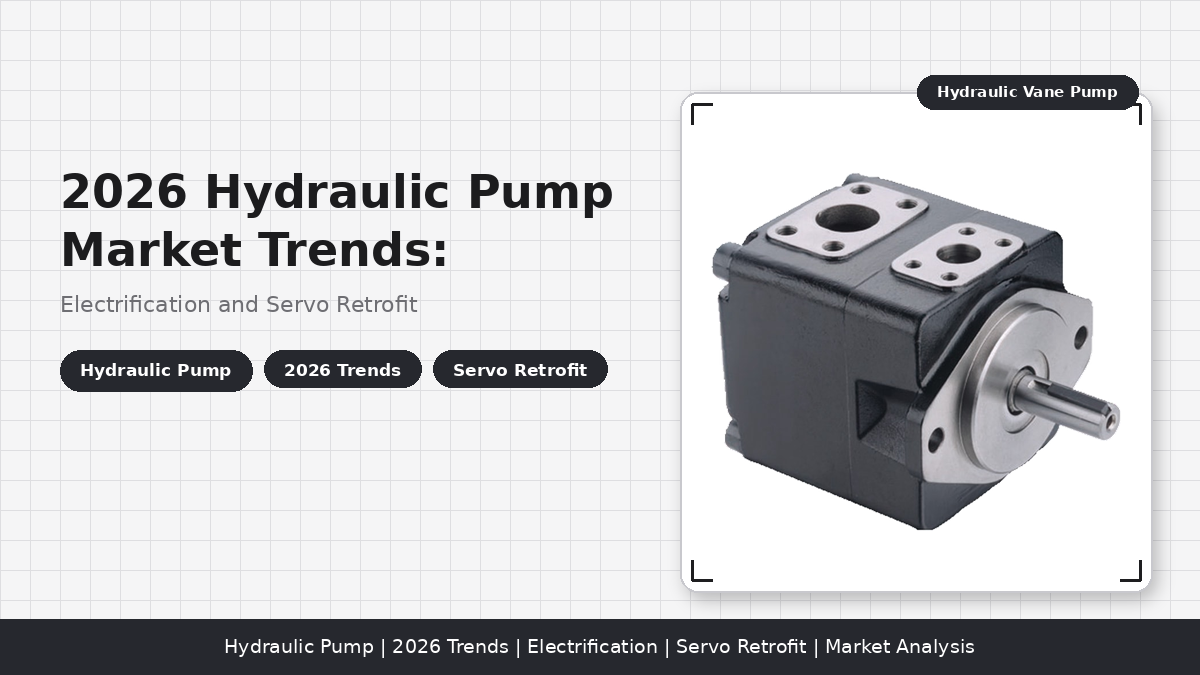 2026 Hydraulic Pump Market Trends: Electrification and Servo Retrofit