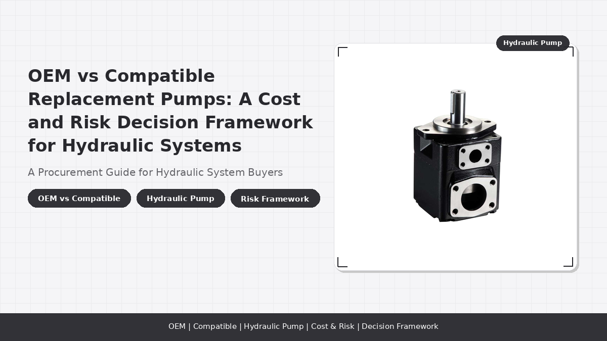 OEM vs Compatible Replacement Pumps: A Cost and Risk Decision Framework for Hydraulic Systems