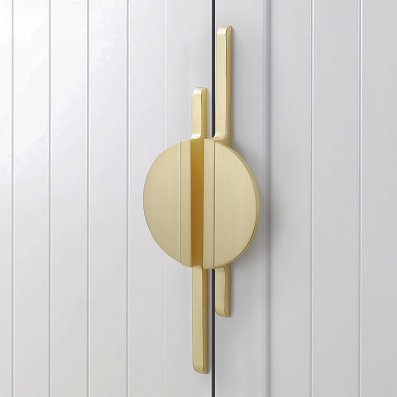 Handles Knob Nordic Modern Cupboard Wardrobe Pull Window Door Drawer Kitchen Cabinet Gold Luxury Metal Furniture Handles Knob