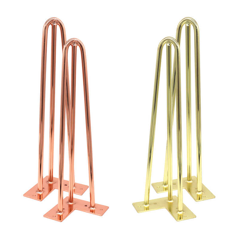 Hairpin Legs 4~40'' Wholesale Cheap Steel Desk Feet Metal Dinning Bench Coffee Dining Hair Pin Furniture Table Hairpin Legs