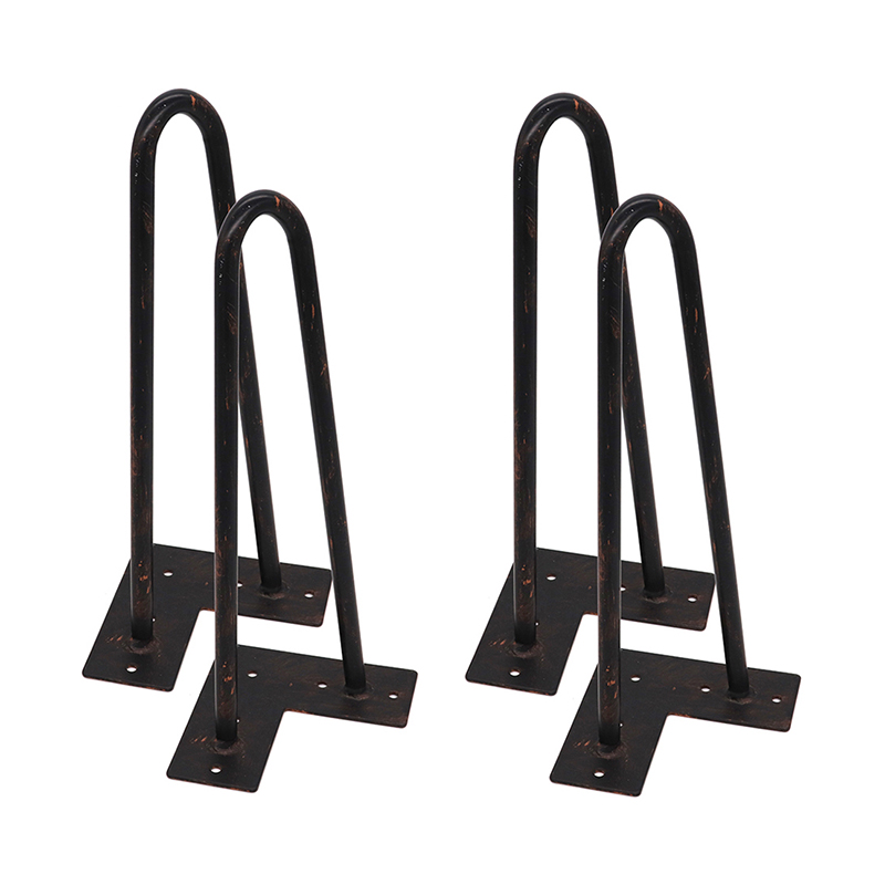 Hairpin Legs 4~40'' Wholesale Cheap Steel Desk Feet Metal Dinning Bench Coffee Dining Hair Pin Furniture Table Hairpin Legs
