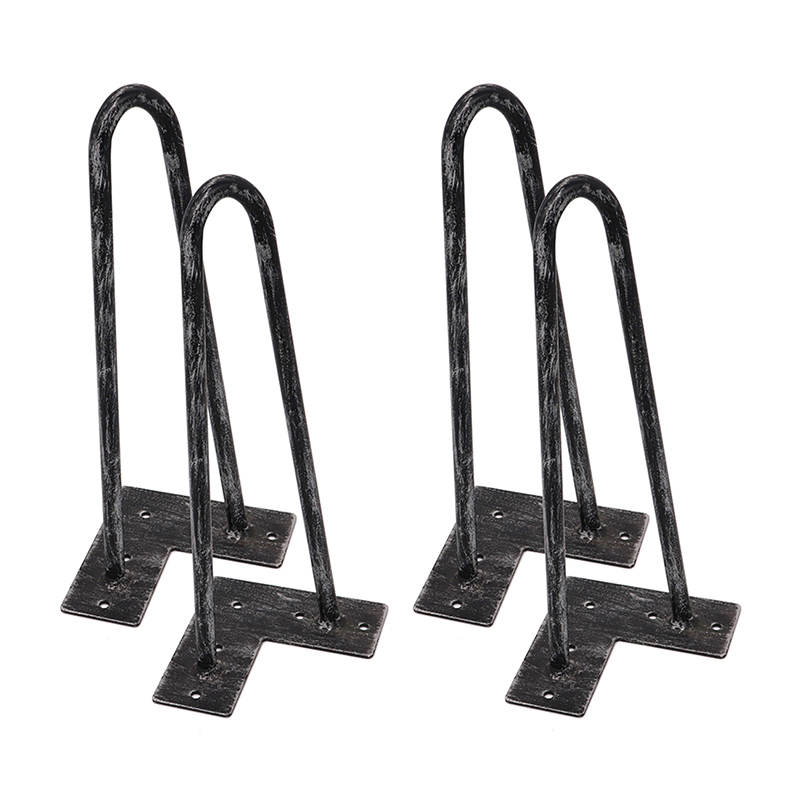 Hairpin Legs 4~40'' Wholesale Cheap Steel Desk Feet Metal Dinning Bench Coffee Dining Hair Pin Furniture Table Hairpin Legs