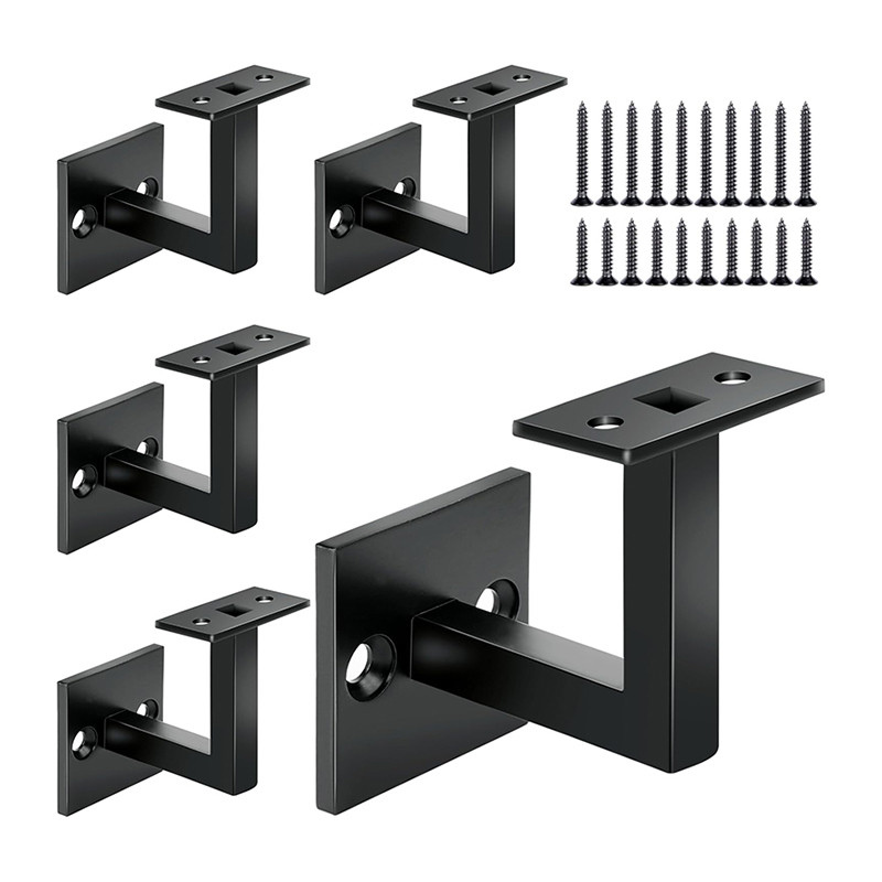 5 X 304 Stainless Steel Handrail Brackets, Contemporary Stair Railing Brackets