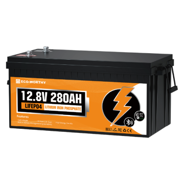 12V 280Ah Lithium Iron Phosphate Battery With Bluetooth