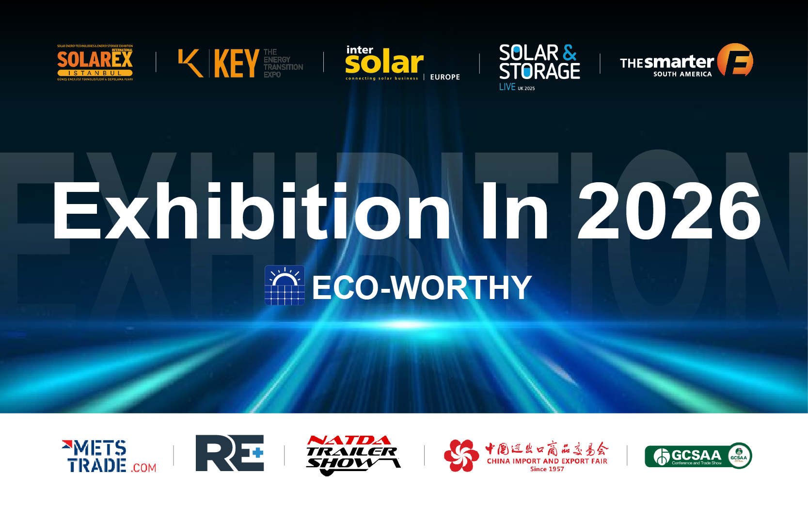Join Us on the Global Stage: Eco-worthy Announces 2026 Exhibition Calendar