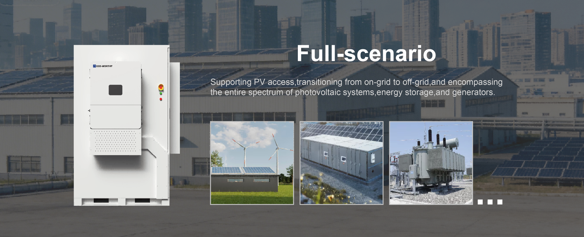 1 ECO-WORTHY 60kW120kWh Commercial & Industrial Energy Storage System