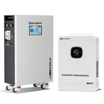 ECO-WORTHY PowerMega 314: 16kWh LiFePO4 ESS Cluster with 10kW Hybrid Inverter – Scalable Residential & Commercial Energy Storage Solution