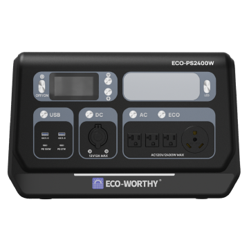 2400W Portable Power Station with 2048Wh Lithium Battery