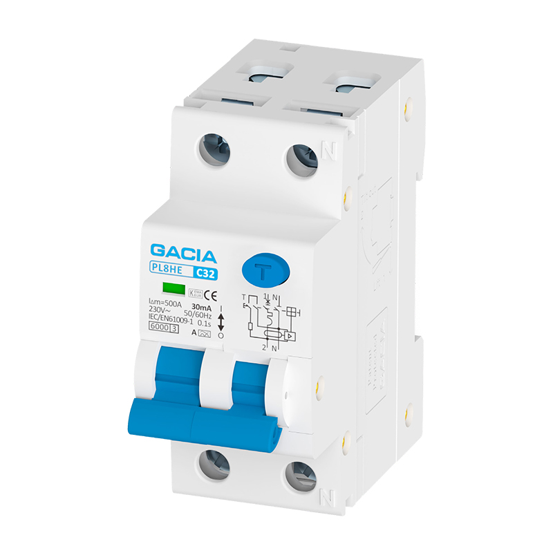 PL8HE 6kA, disjoncteur différentiel électronique professionnel série P