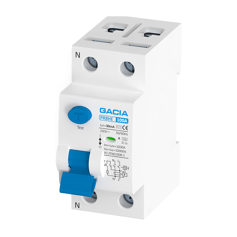 PR8HE 10kA Disjoncteur différentiel électronique professionnel série P
