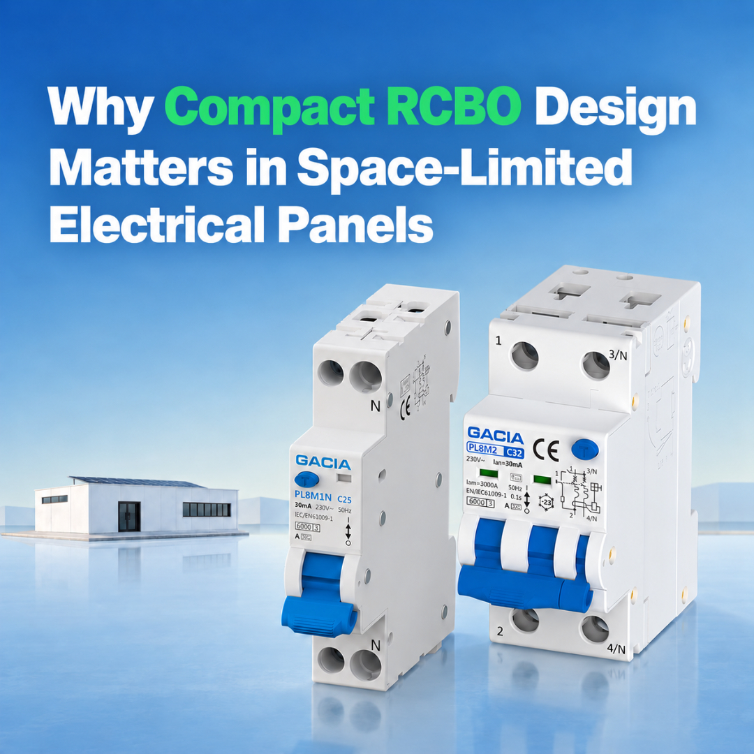 Perché la progettazione di un RCBO compatto è importante nei quadri elettrici con spazio limitato