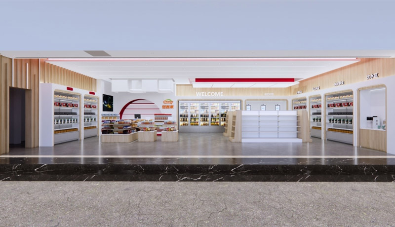 Daqiao Petrochemical - Zhengkai Avenue Station Redefining Gas Station Design through Innovation and Integration (6)