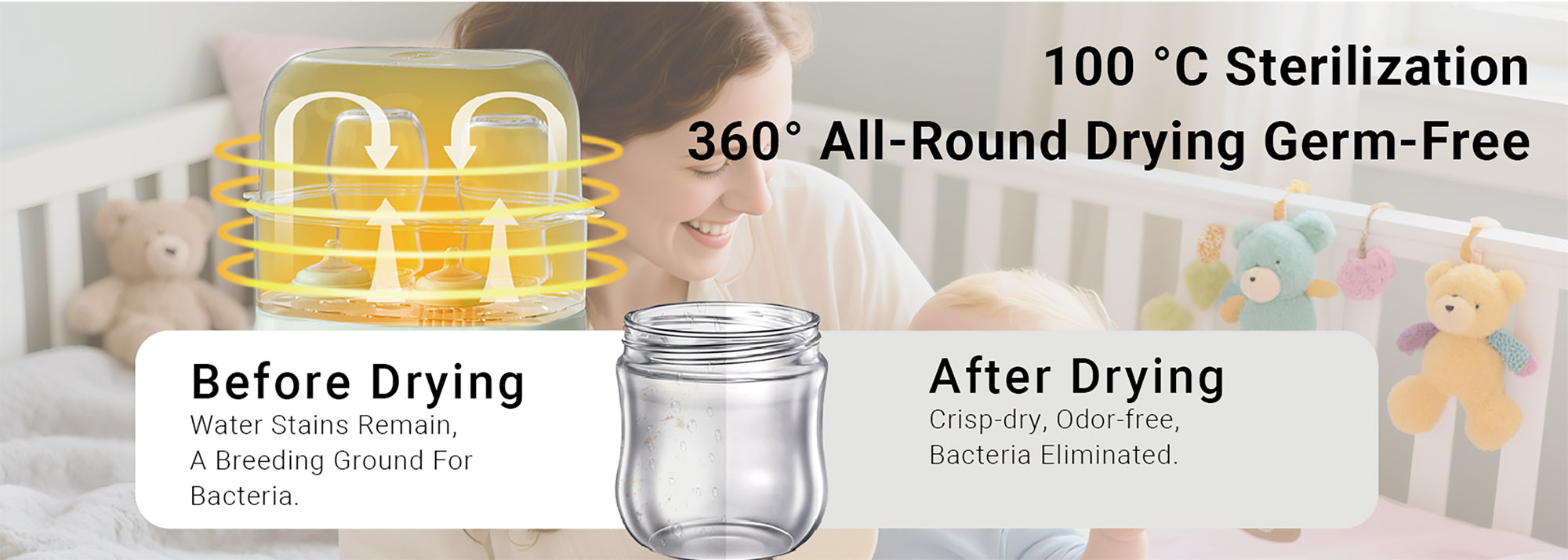 china factroy high quality Automatic Bottle Warmer Smart Temperature Control, Warms Breast Milk Perfectly