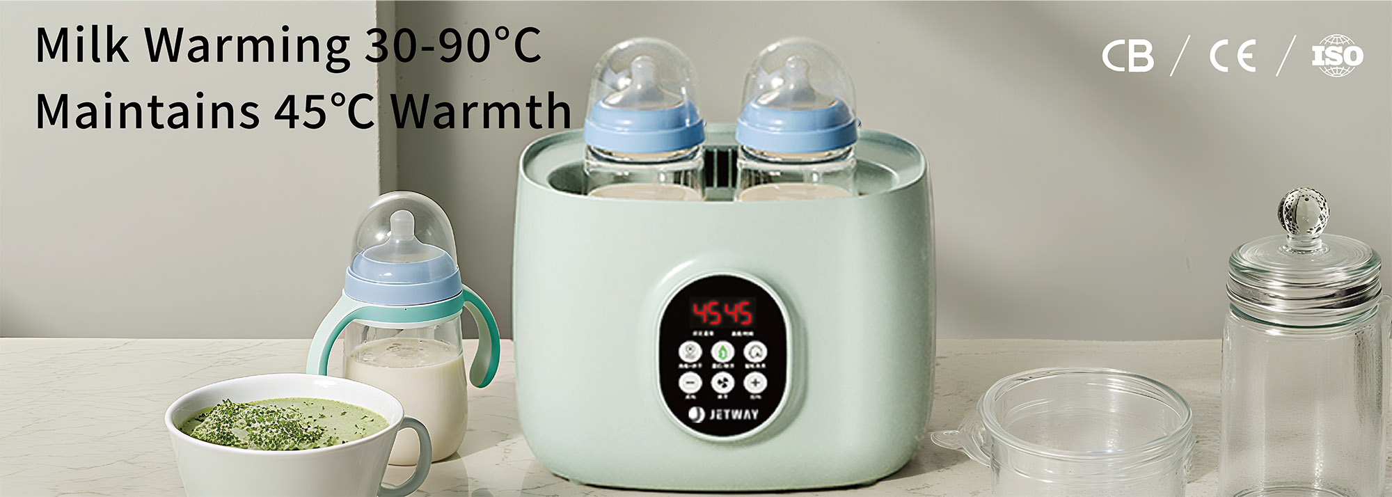 Electric Bottle Warmer for Breast Milk Fast Heating, BPA-Free, Compatible with Feeding Bottles for sell