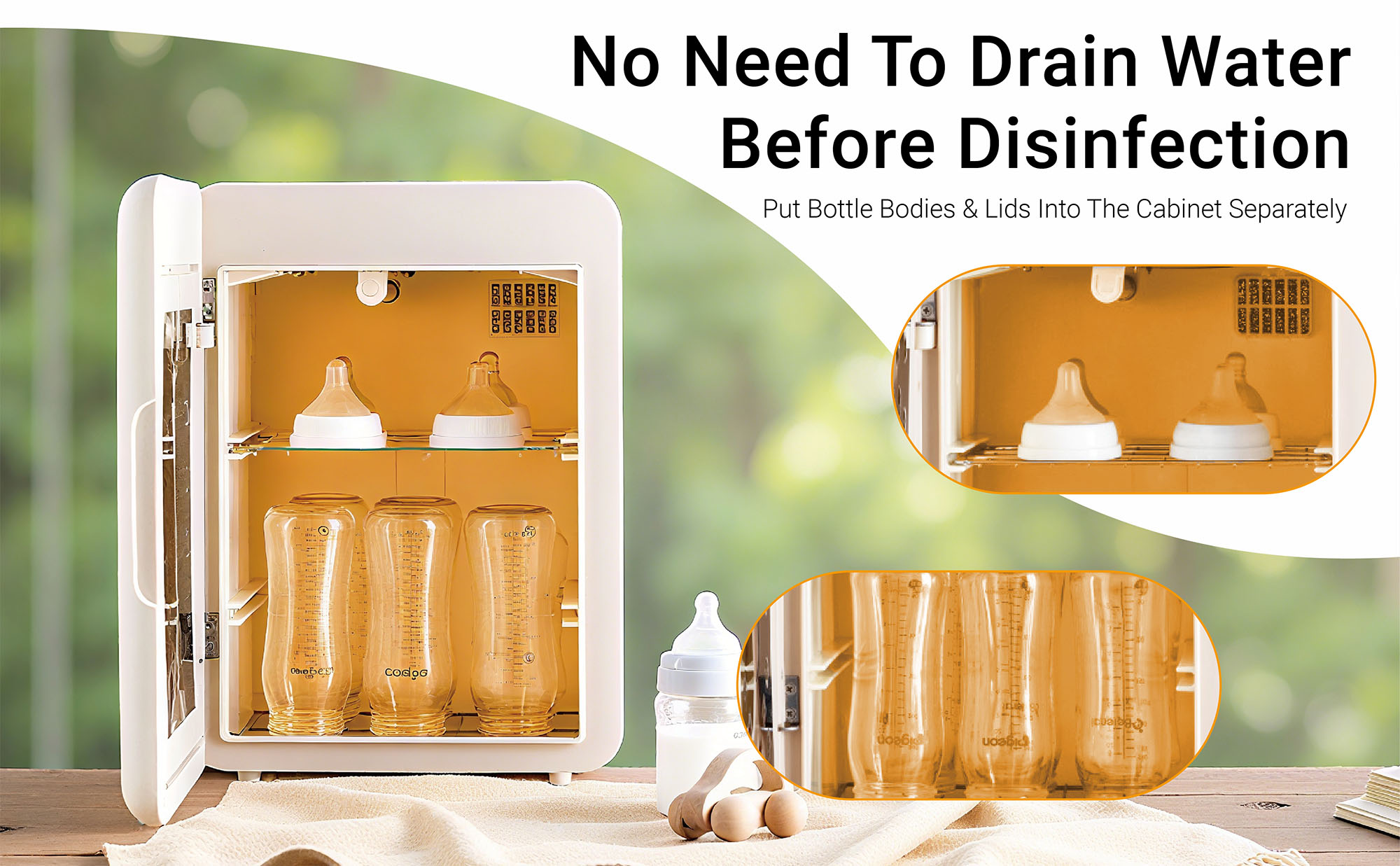 Good Bottle Sterilizer and Dryer – UV Light Sterilization for Feeding Bottles