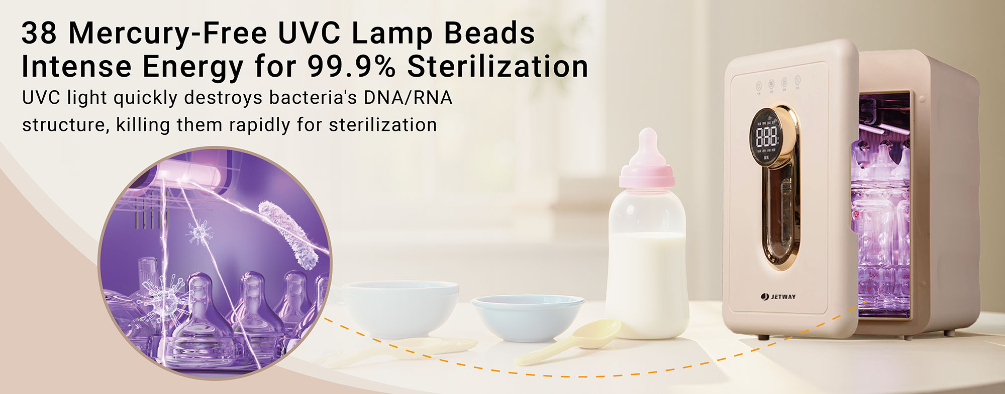 Large-Capacity Bottle Sterilizing System for Multiple Bottles for sell