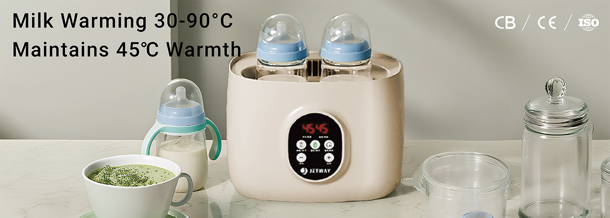 UV Bottle Sterilizer Dryer – 24H Storage, Keeps Feeding Bottles Sterile & Dust-Free