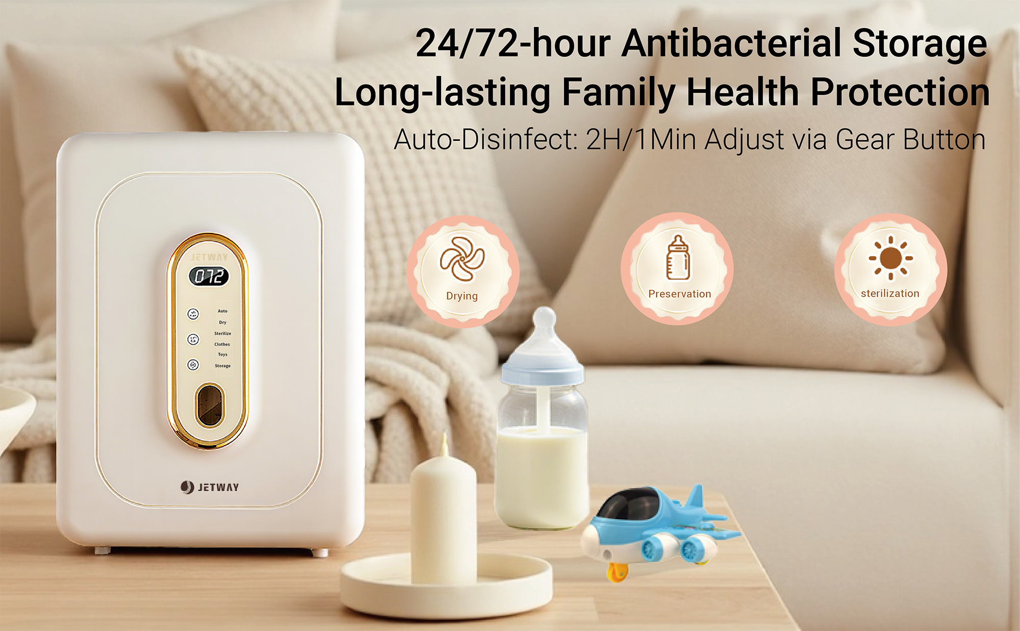 UV Light Bottle Sterilizer – FDA Approved for Feeding Bottle Safety