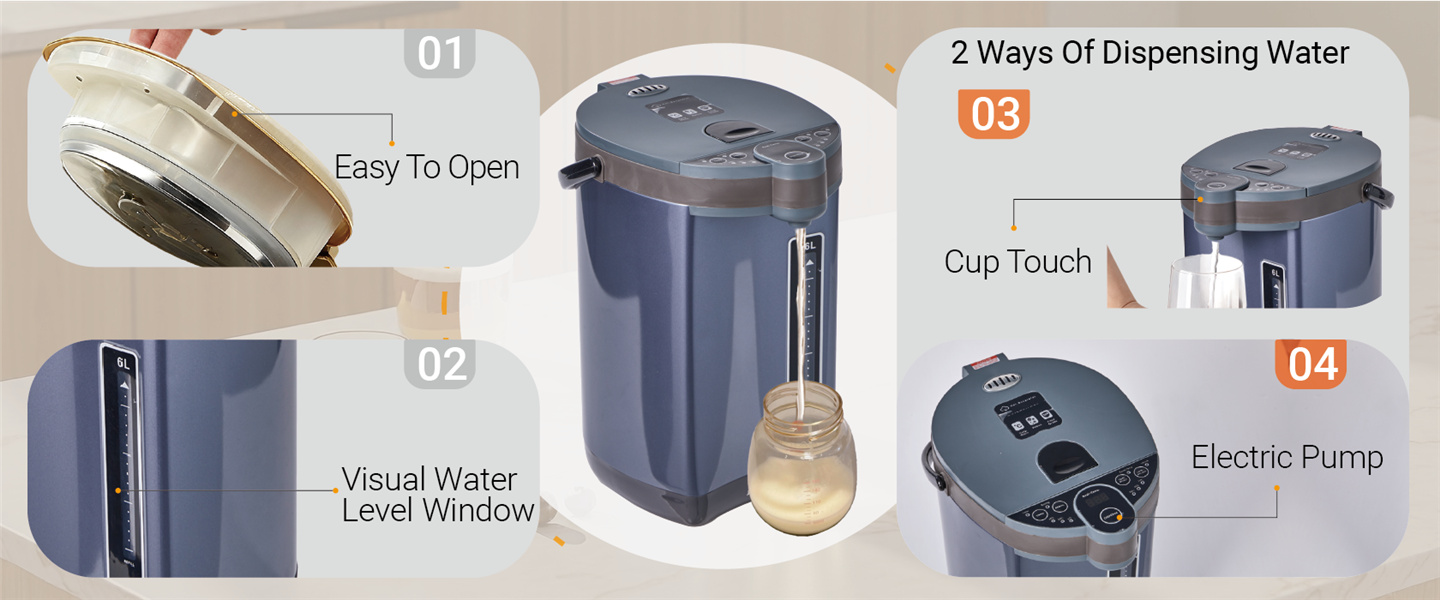portable thermos pump pot for picnic – B2B supplier bulk manufacture