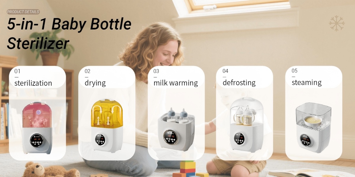 Baby Bottle Sterilizer and Dryer 5-in-1 Solution for Safe Bottle Feeding Sterilization.jpg