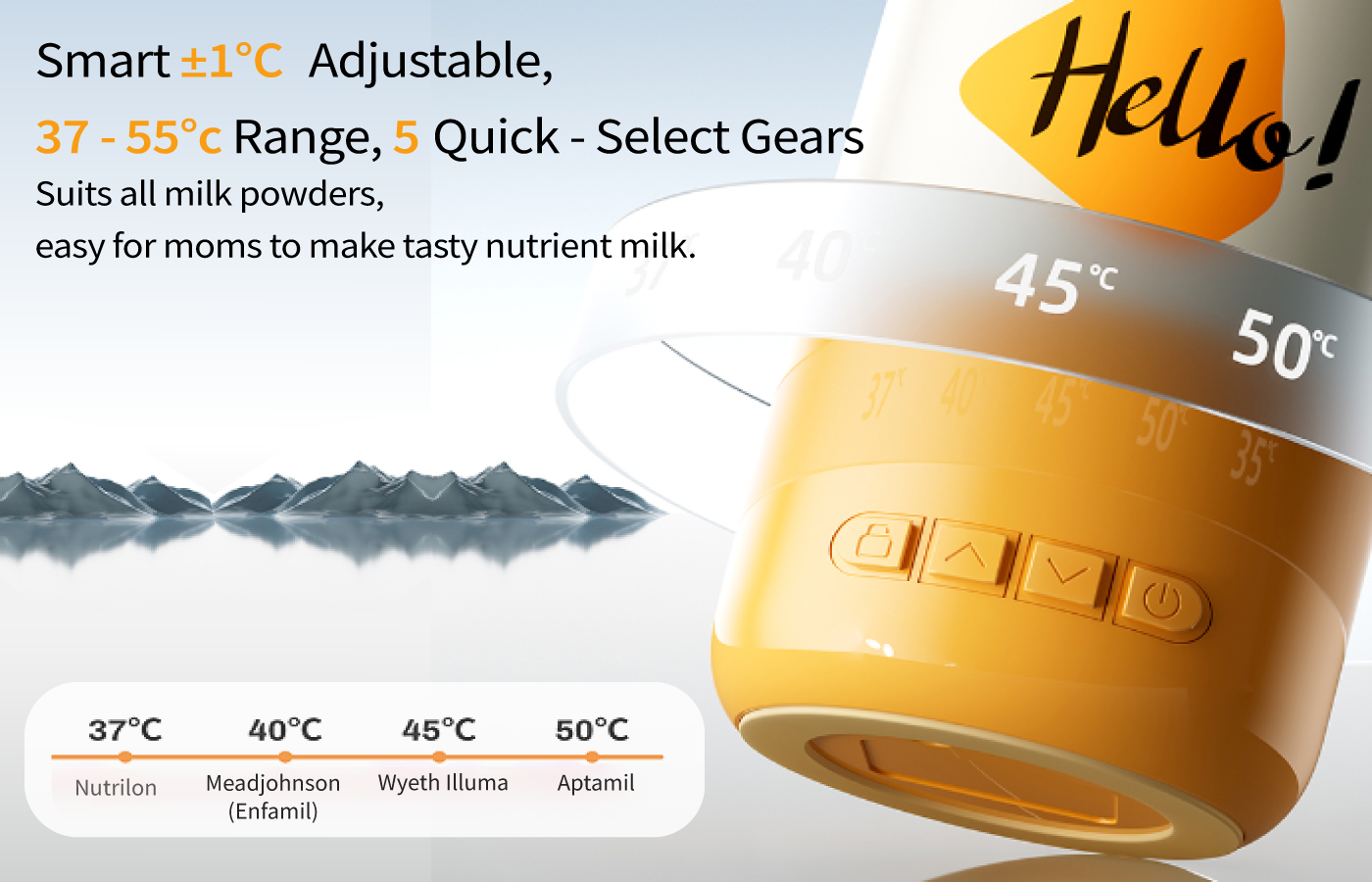 Baby Bottle Warmer Electric Fast Heating with Overheat Protection