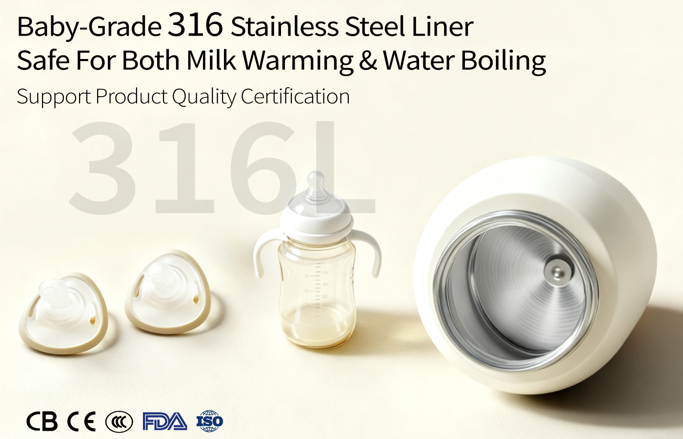 Electric Bottle Warmer - Digital Display with Temperature Adjustment