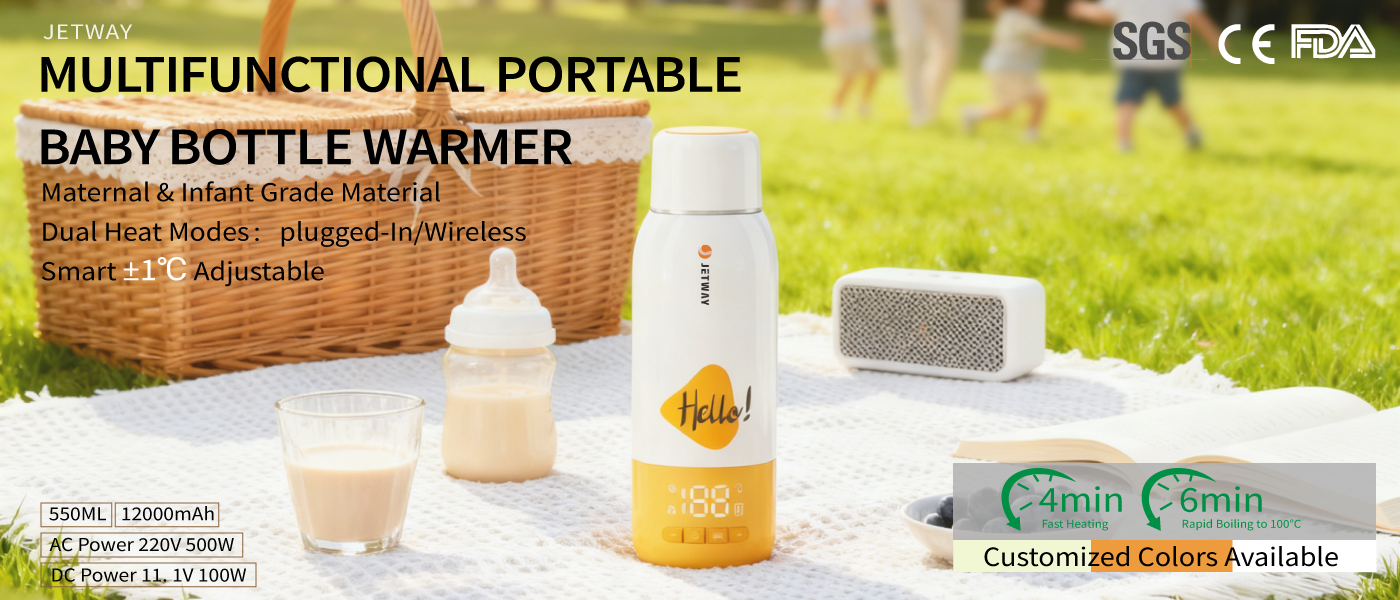 Travel Bottle Warmer - Compact Portable Design for Airplane & Road Trips