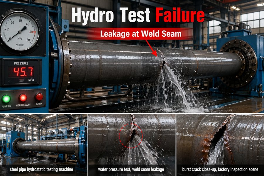 Why Pipe Burst After Welding? Hidden Cracks, Hydro Test Failure & How Modern Metal Pipe Making Machines Prevent It