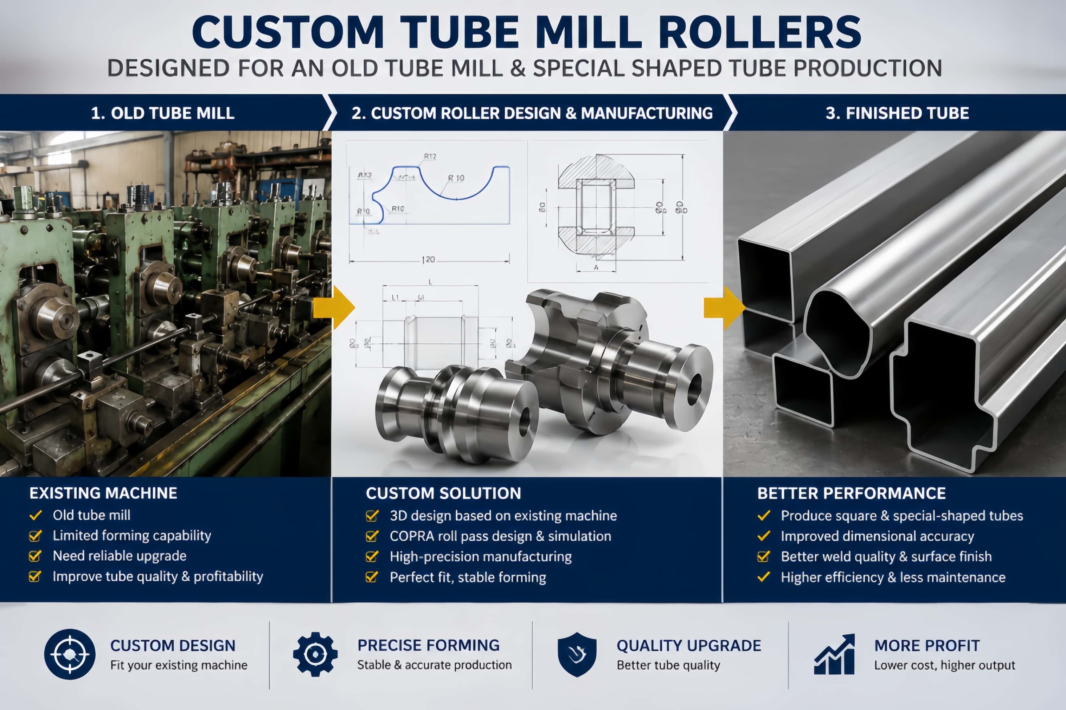 Can You Customize Tube Mill Rollers for an Old Tube Mill?