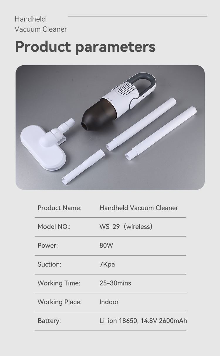 Cordless Rechargeable Handheld Vacuum Cleaner (9)