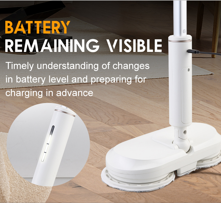 Dual-Spin Mop Effortless Clean, Smart Design, Space-Saving Magic  (2)