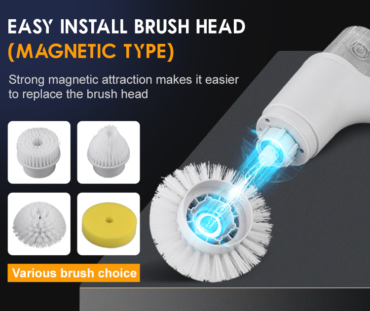 Magnetic Foam Spray Electric Brush (2)