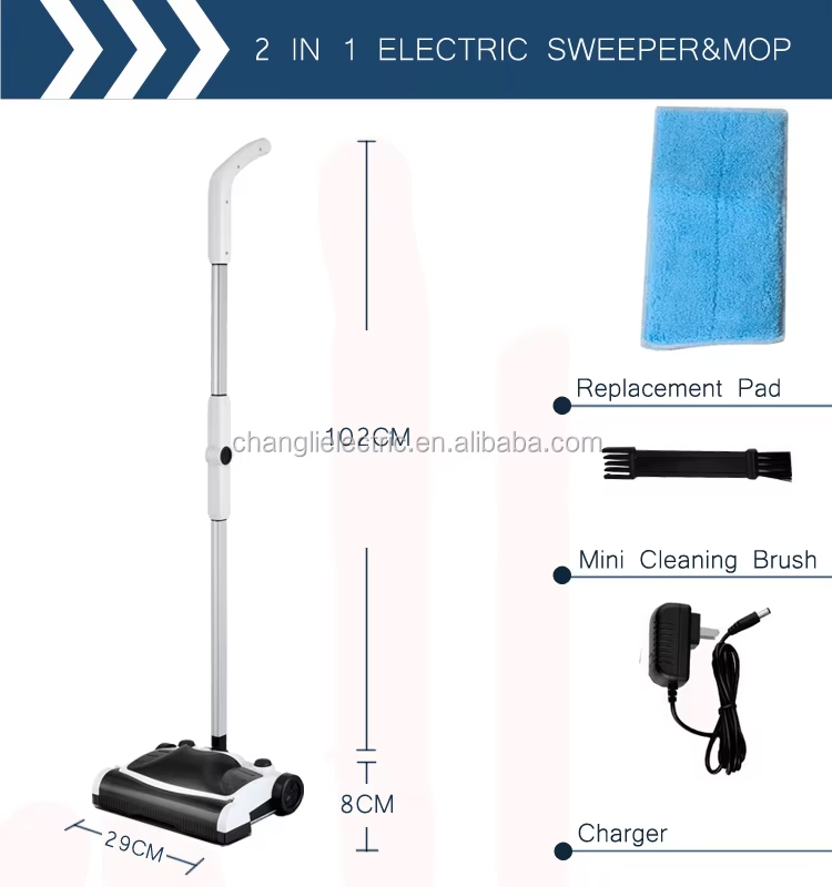 Wholesale Home Appliance Best Cordless Sweeper Automatic Cordless Electric Floor Sweeper (3)
