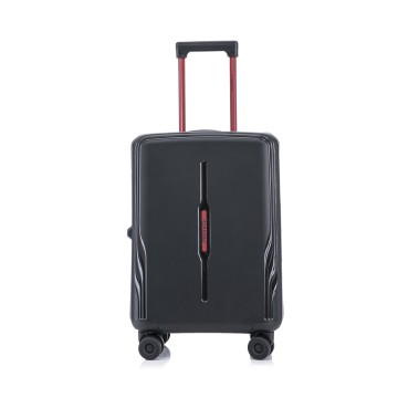 Zipperless Checked Luggage, Suitcase with Spinner Wheels, Travel Luggage with TSA Lock