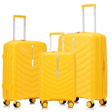 3-Piece Hardside Suitcase Set, 20-inch Carry On, 24-inch, 28-inch Luggage