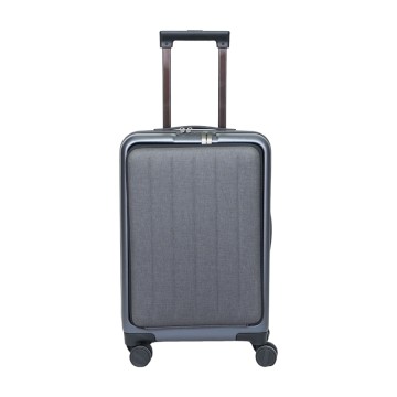 Luggage with pocket Compartment Suitcase Piece Carry On ABS