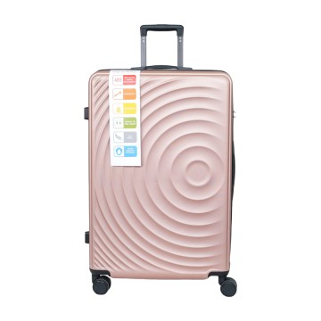 3-Piece ABS Luggage Set with 20/24/28 Inch Spinner Wheels