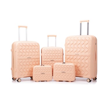 Luggage Sets 5 Piece, Expandable Hardside Suitcase Set Carry on