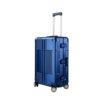 All Aluminum Carry On Luggage with Spinner Wheels Zipperless