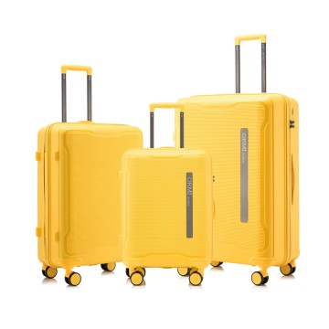 Luggage Sets 3 Piece PP Suitcase Lightweight for Travel, Business(20/24/28")