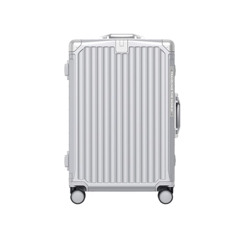 Aluminum Frame Suitcase PC ABS TSA Lock No Zipper