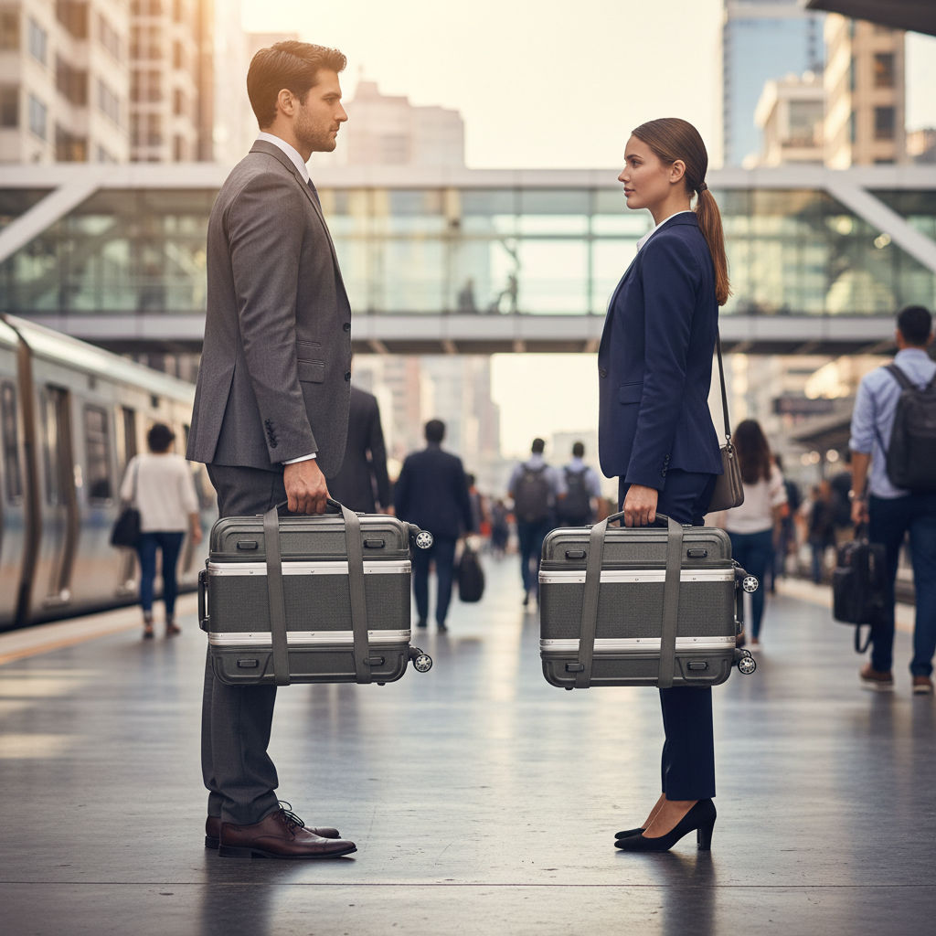Folding Suitcase For Daily Commuting